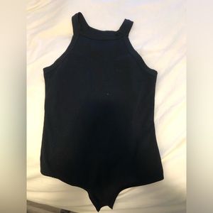 Shein tank top body suit black